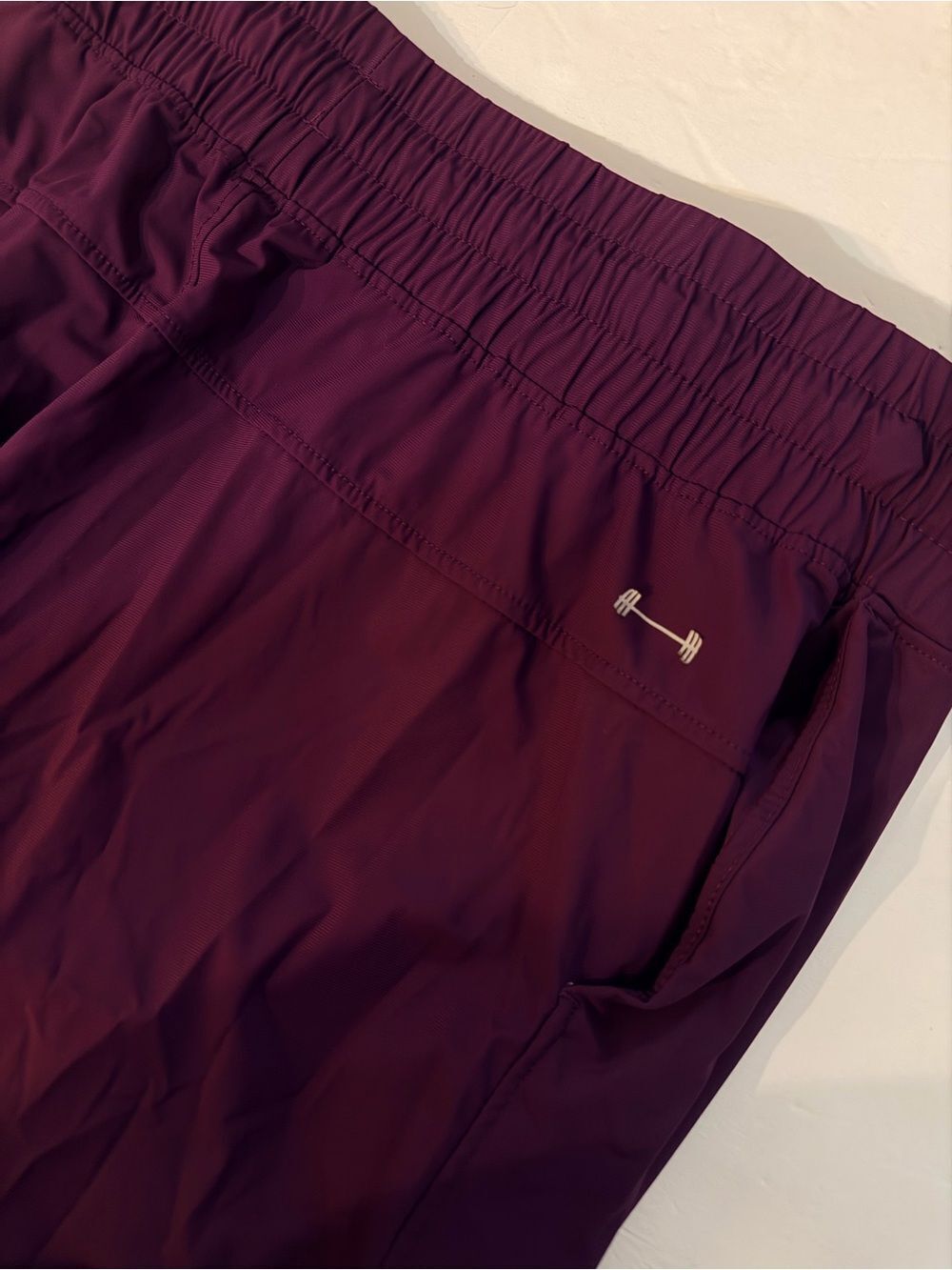 Barbell Womens Jogger Pants Medium Deep Purple Athletic Activewear